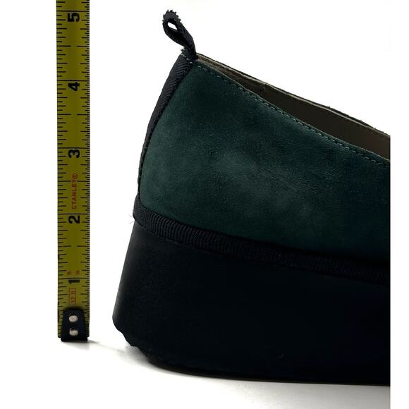 Fly London PECE406FLY Forest Green Wedge Loafer Womens EU 38 US 7.5-8 New $260 - Picture 7 of 10